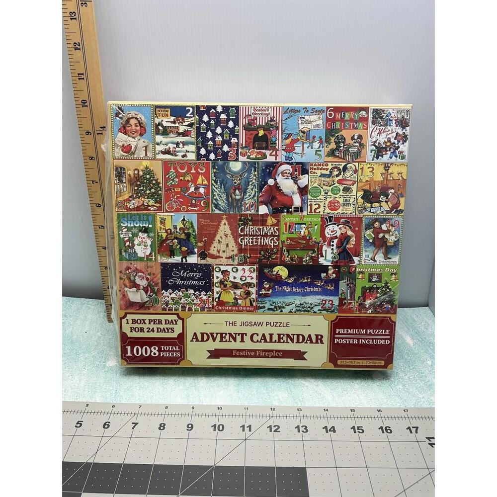 The Jigsaw Puzzle Advent Christmas Calendar (24 Boxes w. 42 Pieces (1008 Total))